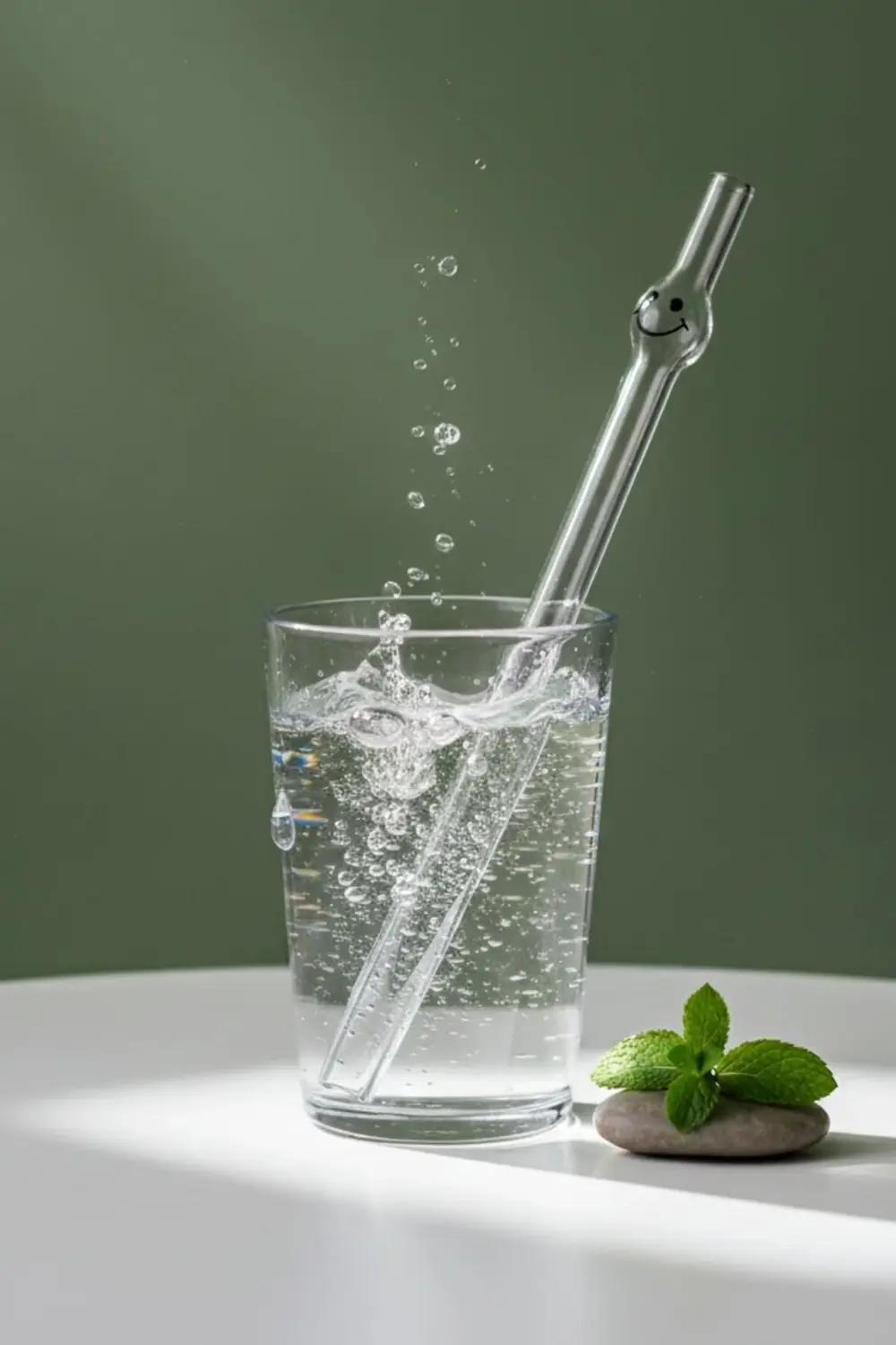 10 Adet Mega Cam Pipet Gülen Surat Geniş Pipet - Pipet Fırçası He