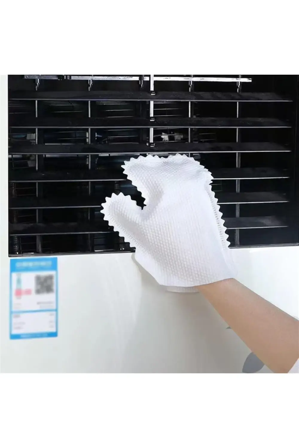 10 Adet Mikrofiber Sihirli Toz Alma Eldiveni Çift Taraflı Mutfak