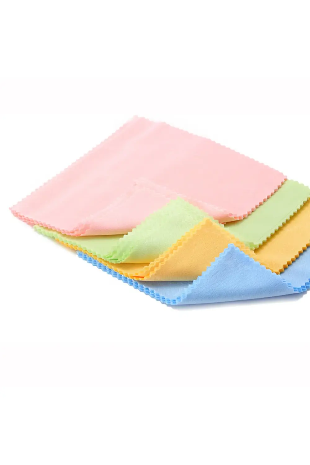 10 Adet Moda Renkli Gözlük Bezi Antistatik Mikrofiber Temizlik Be