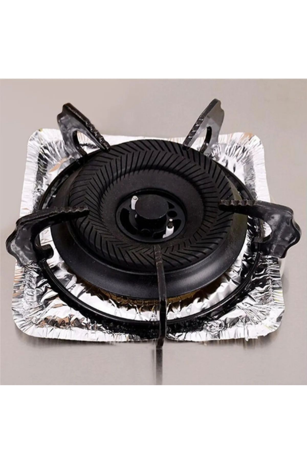 10 Adet Ocak Üstü Koruyucu Leke Önle Isıya Dayanıklı Ocak Izgara 