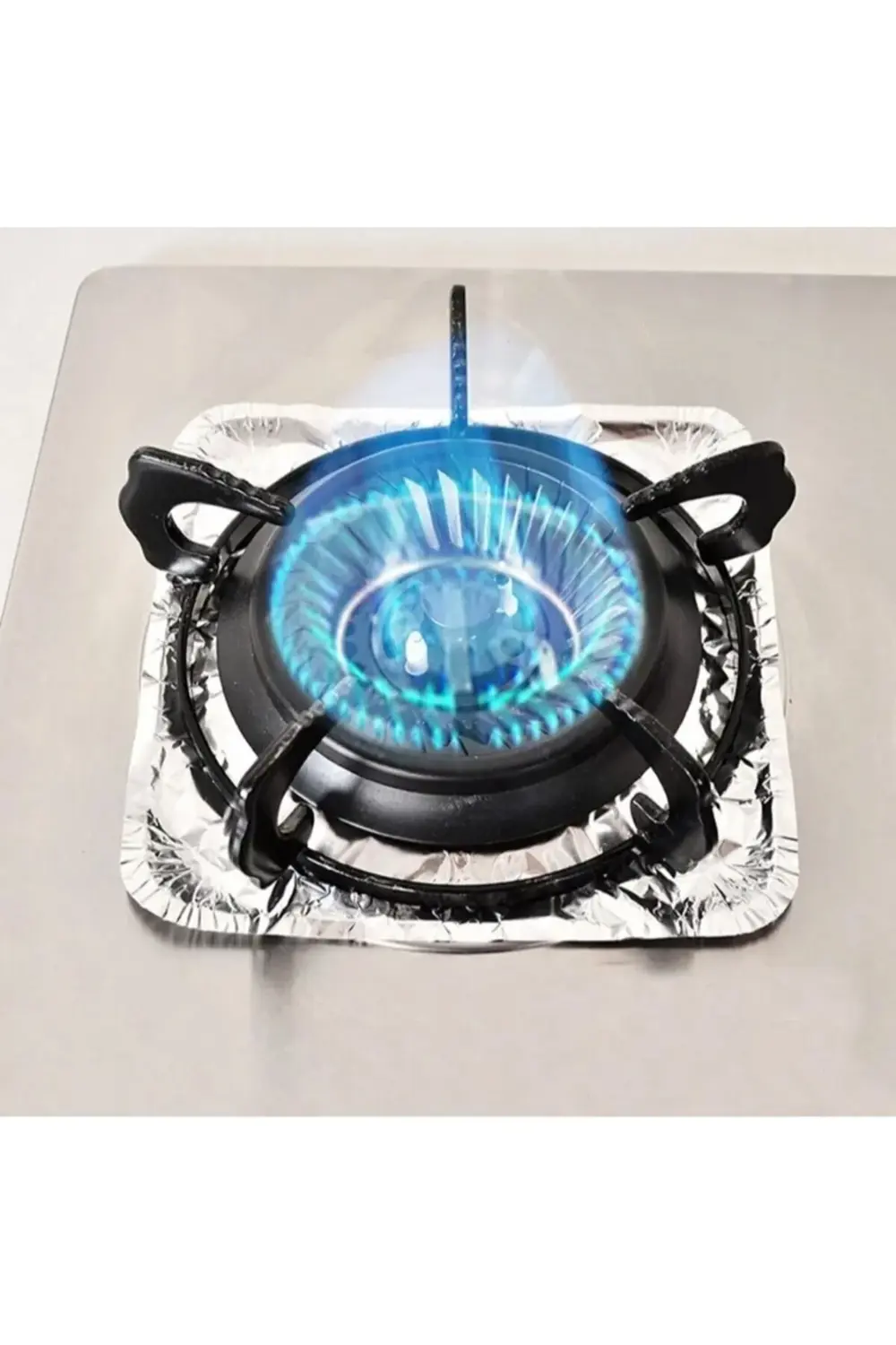 10 Adet Ocak Üstü Koruyucu Leke Önle Isıya Dayanıklı Ocak Izgara