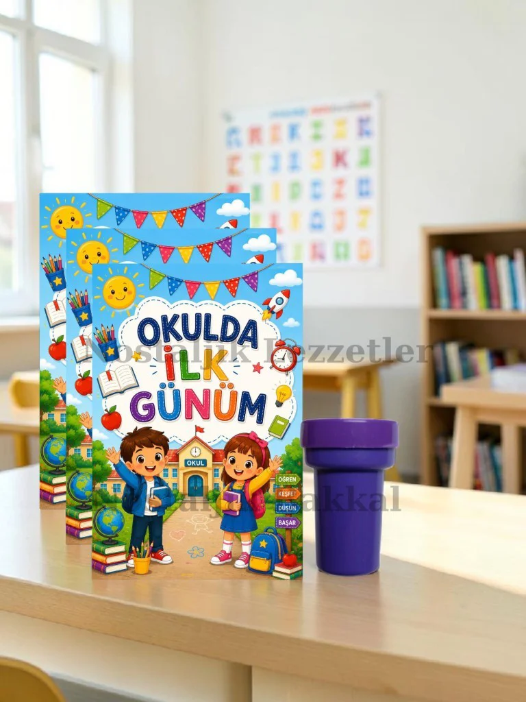 10 Adet Okulda İlk Günüm Yazılı Hediye Seti 1. Sınıf- Sene Başı M
