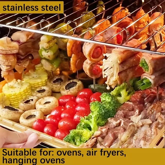 10 Adet Paslanmaz Çelik Mangal Şişi Seti – 20 cm Metal Şiş ve Izgara Şişleri 10 Adet Paslanmaz Çelik Mangal Şişi Seti – 20 cm Metal Şiş ve Izgara Şişleri