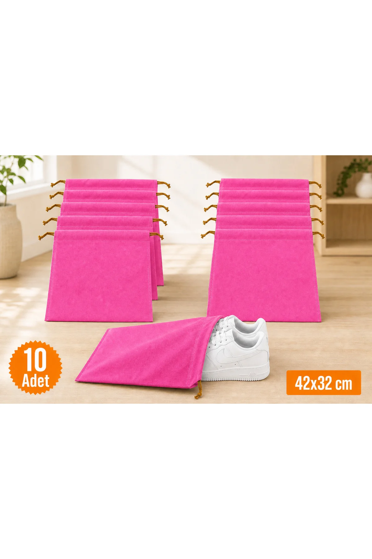 10 Adet Pembe Büzgülü Ayakkabı Saklama Çantası Seyahat Hurcu Çok Amaçlı Dolap Çekmece Valiz Düzenleyici 10 Adet Pembe Büzgülü Ayakkabı Saklama Çantası Seyahat Hurcu Çok Amaçlı Dolap Çekmece Valiz Düzenleyici