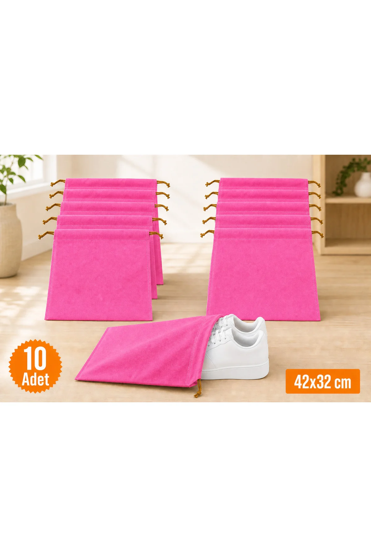 10 Adet Pembe Büzgülü Ayakkabı Saklama Çantası Seyahat Hurcu Çok Amaçlı Dolap Çekmece Valiz Düzenleyici 10 Adet Pembe Büzgülü Ayakkabı Saklama Çantası Seyahat Hurcu Çok Amaçlı Dolap Çekmece Valiz Düzenleyici