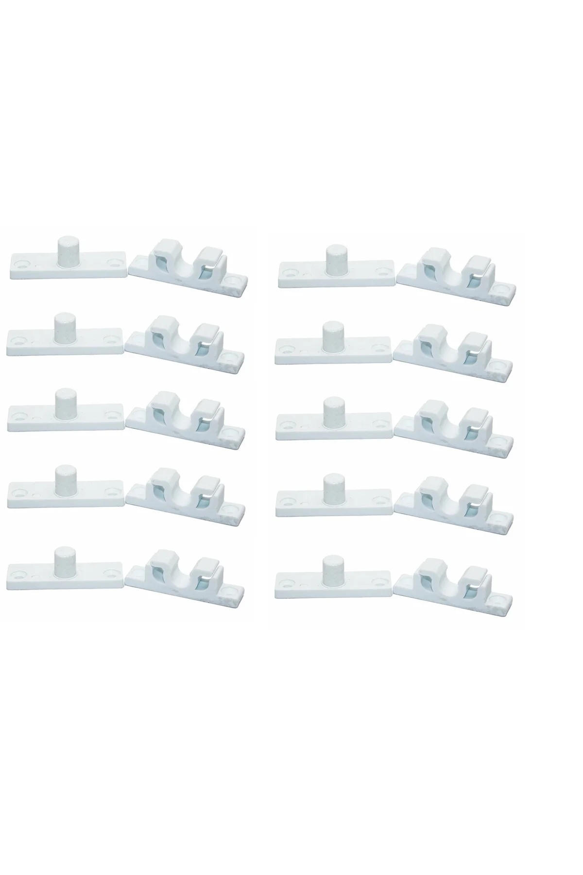 10 Adet Plastik Beyaz Sineklik Çıtçıtı – Dalı ve Pratik Sineklik 