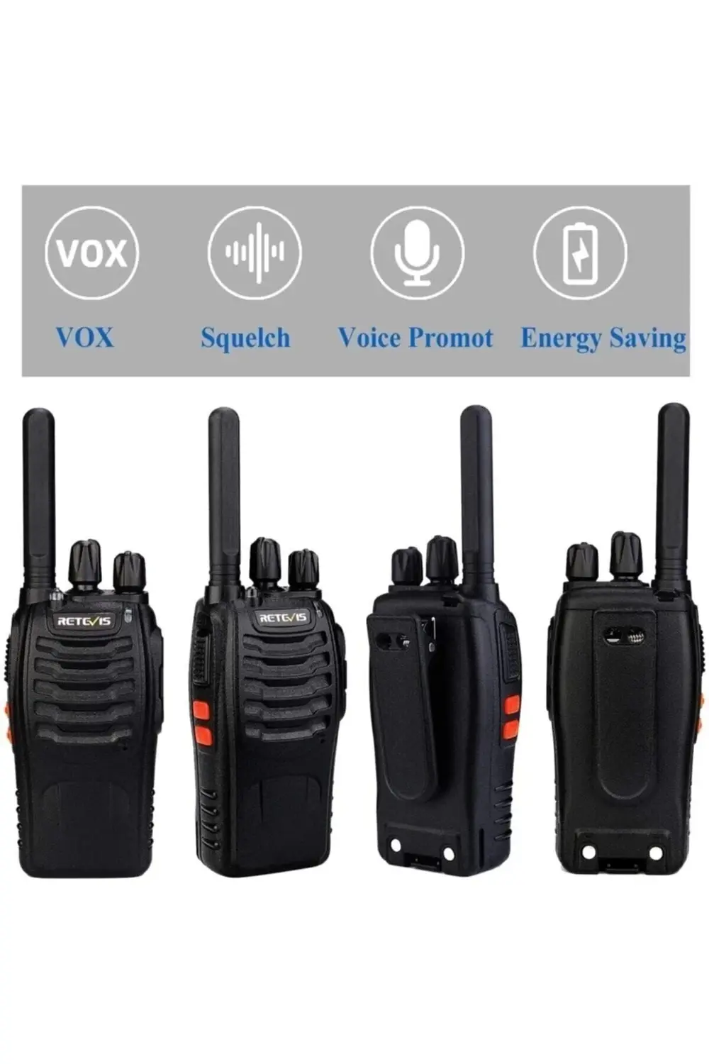 10 Adet Pratik Aç Kullan Telsiz Depo Haberleşme Antrepo Silo El T