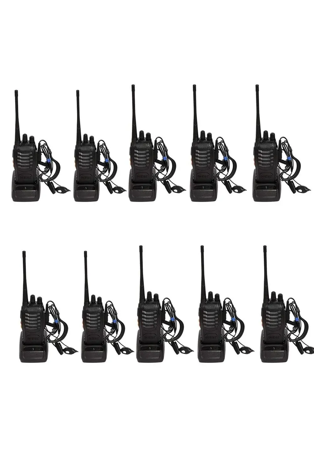 10 Adet Pratik Aç Kullan Telsiz Depo Haberleşme Antrepo Silo El T