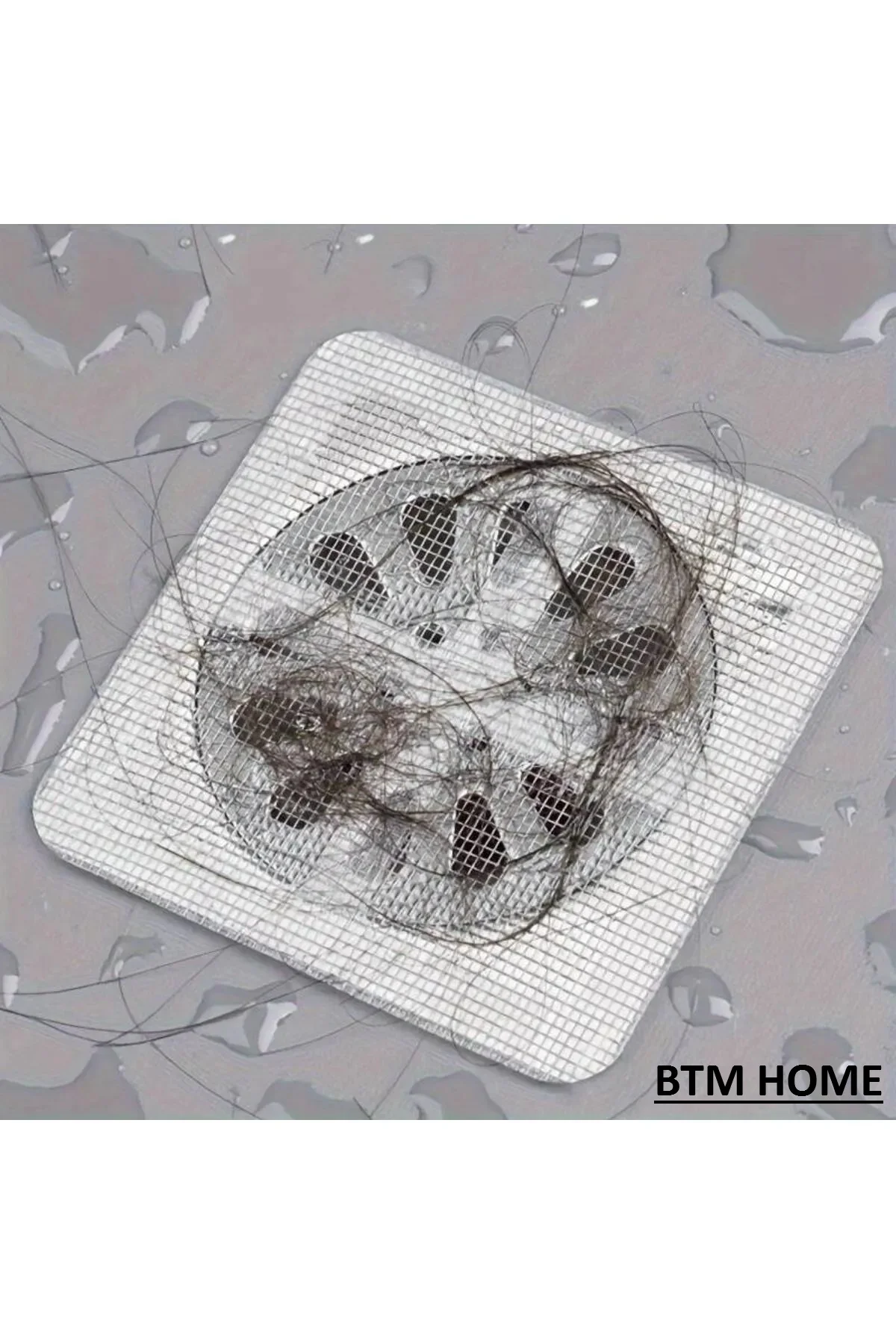 10 Adet Pratik Yapışkanlı Banyo Mutfak Lavabo Gider Koruma Filtre