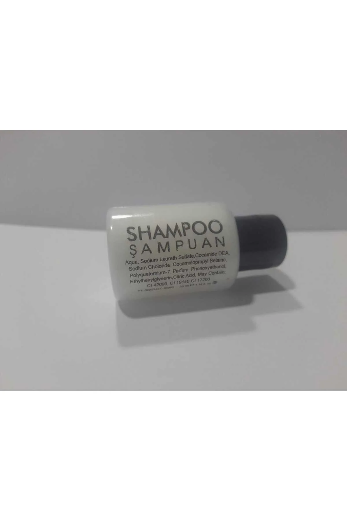 10 ADET ŞAMPUAN(SHAMPOO)  30 ML .BASKILI .OTEL BUKLET MALZEMESİ. 