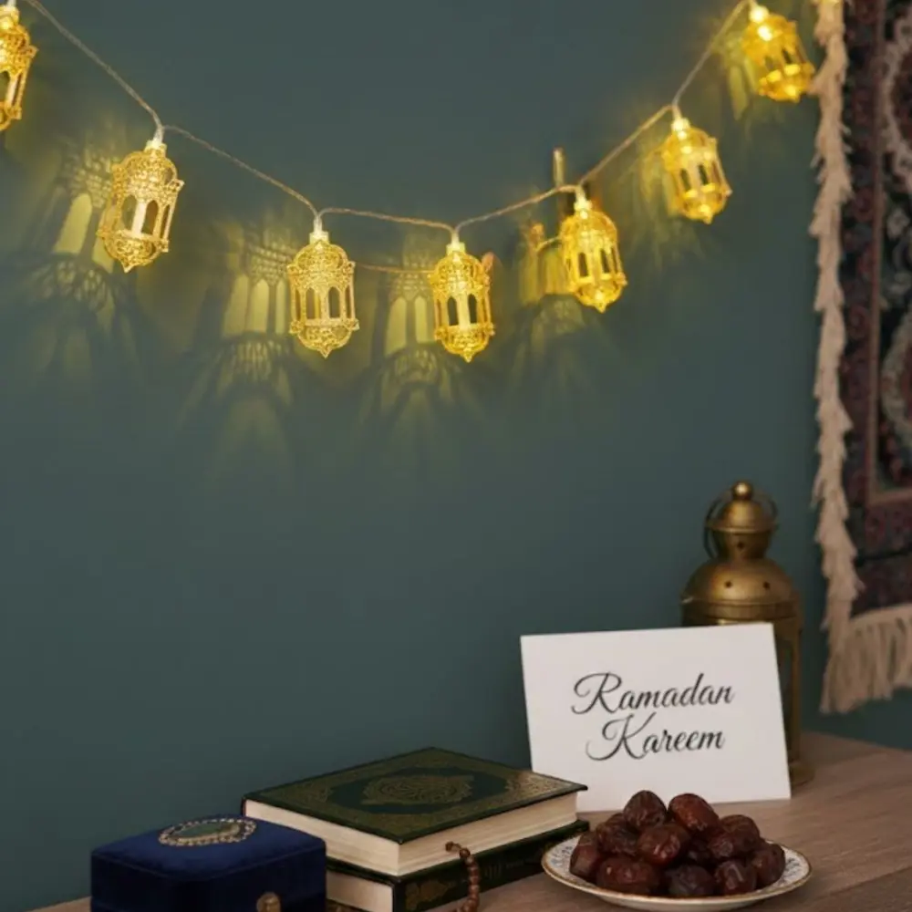 10 Adet Sarkıtlı Ramazan Fenerli LED Işık – Pilli 2 Metre Ramazan 10 Adet Sarkıtlı Ramazan Fenerli LED Işık – Pilli 2 Metre Ramazan