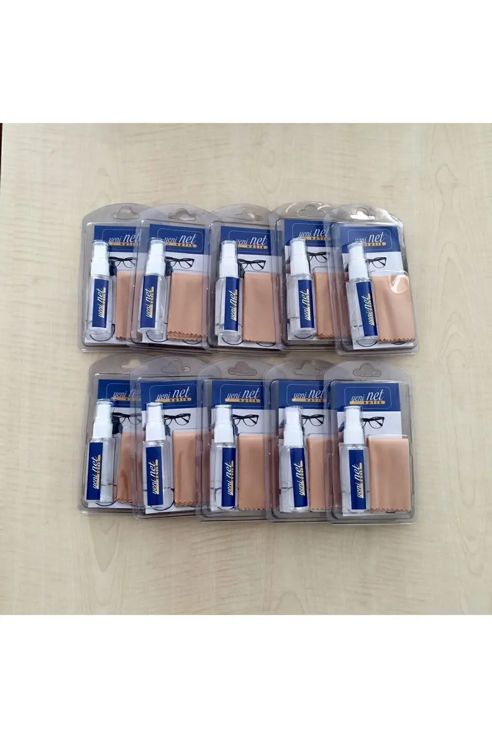 10 Adet Set 30ml Optik&güneş Gözlük Cam Temizleme Sprey Mikrofibe