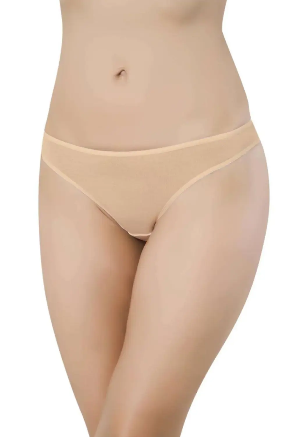 10 Adet Set Likralı Kadın Slip Ten Gri Beyaz Pudra Mavi