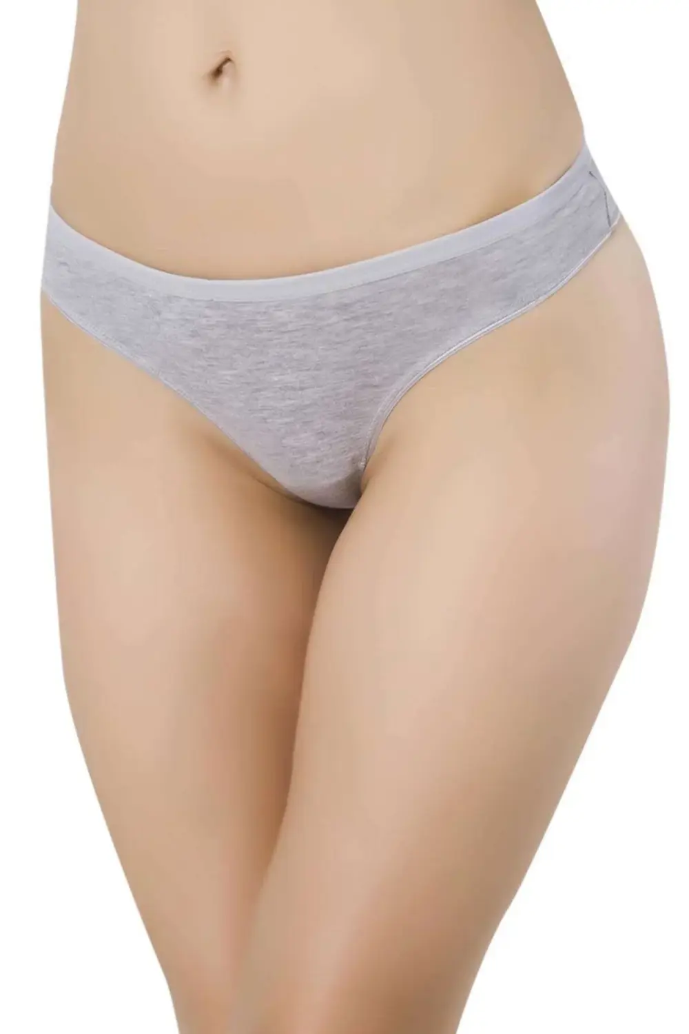 10 Adet Set Likralı Kadın Slip Ten Gri Beyaz Pudra Mavi