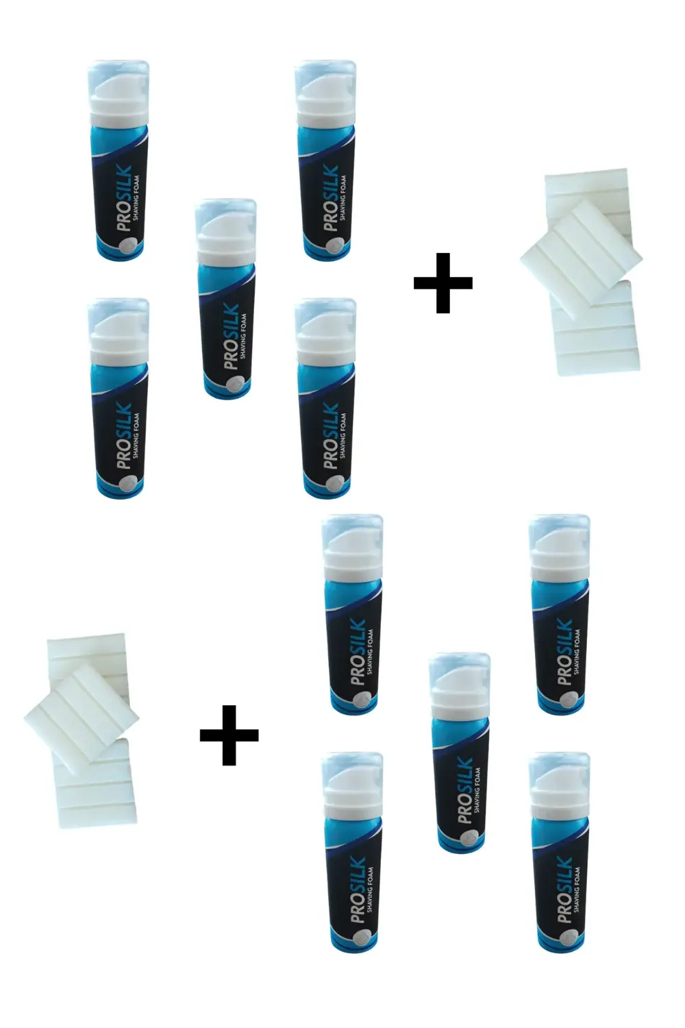 10 Adet Seyehat Boy Traş Köpüğü 50 ML + 6 Adet Mini Sabun Hediye