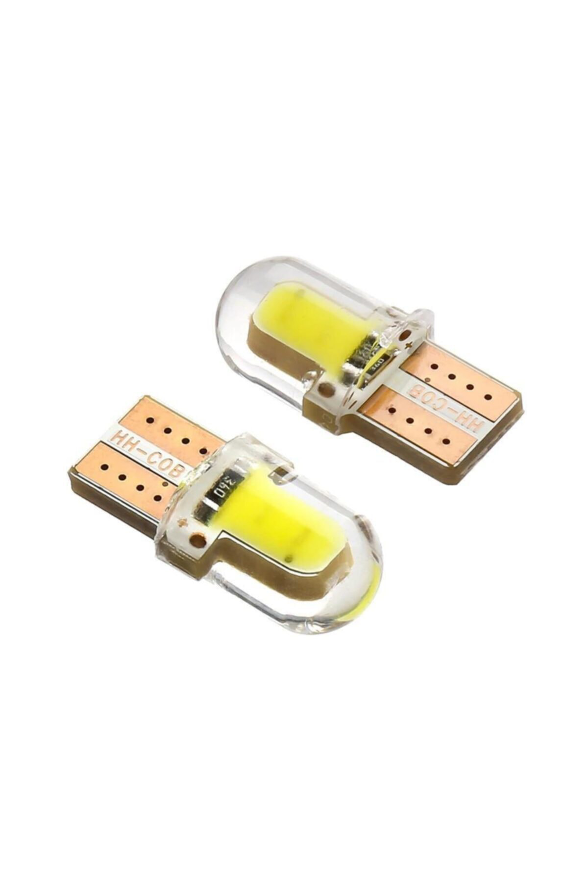 Crn 10 Adet Silikonlu T10 Beyaz Dipsiz Ampul