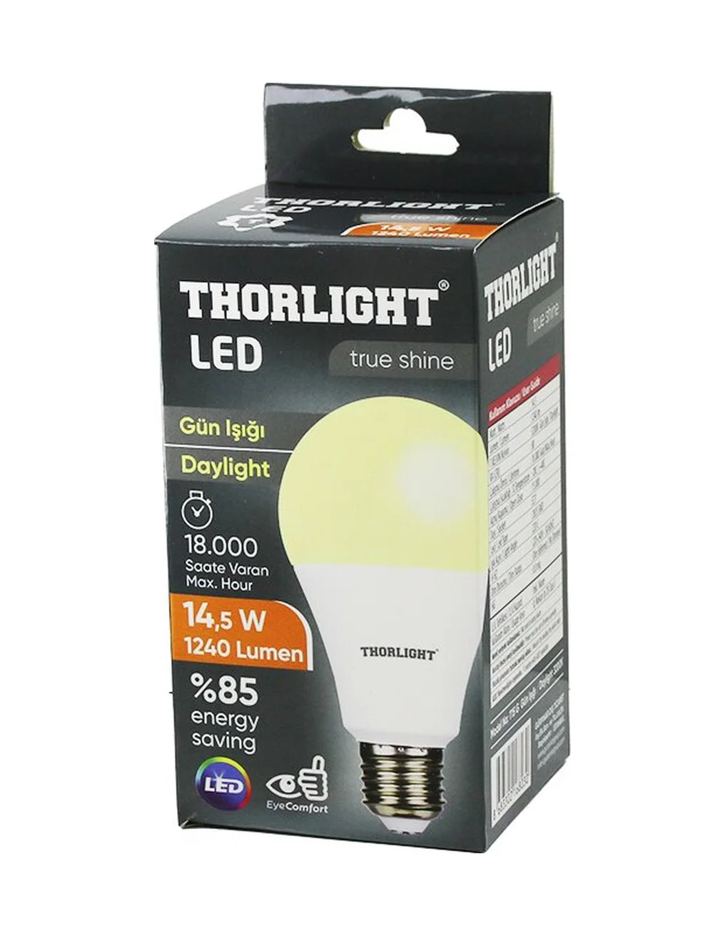 10 Adet Thorlıght A-70 12b 14.5w E27 Günışık Led Ampul 5224