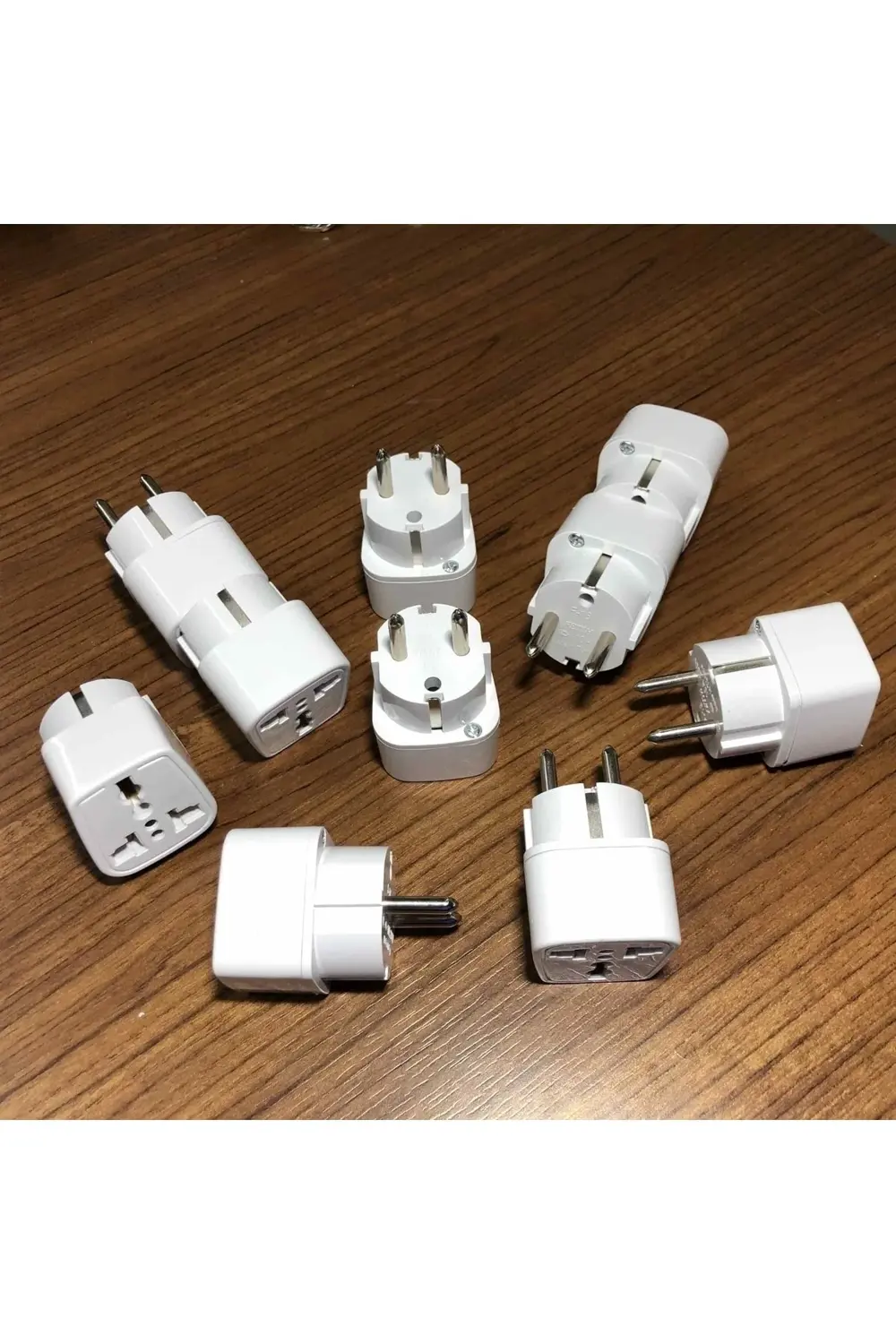 10 Adet Üniversal Fiş Çevirici Amerikan Ingiliz Evrensel Fiş Dönü