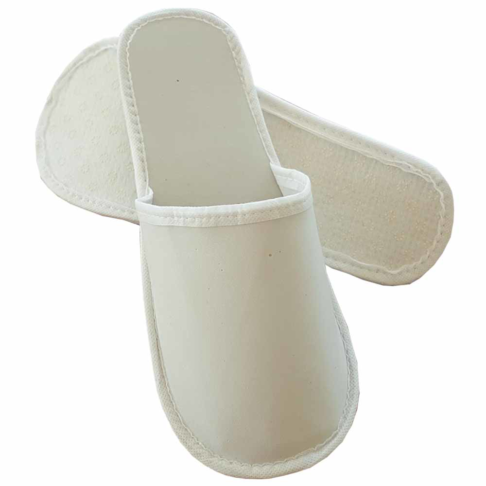 Private 10 Çift Biyeli Spa Terliği Kaymaz Tabanlı Beyaz Otel Terliği Tek Private 10 Çift Biyeli Spa Terliği Kaymaz Tabanlı Beyaz Otel Terliği Tek