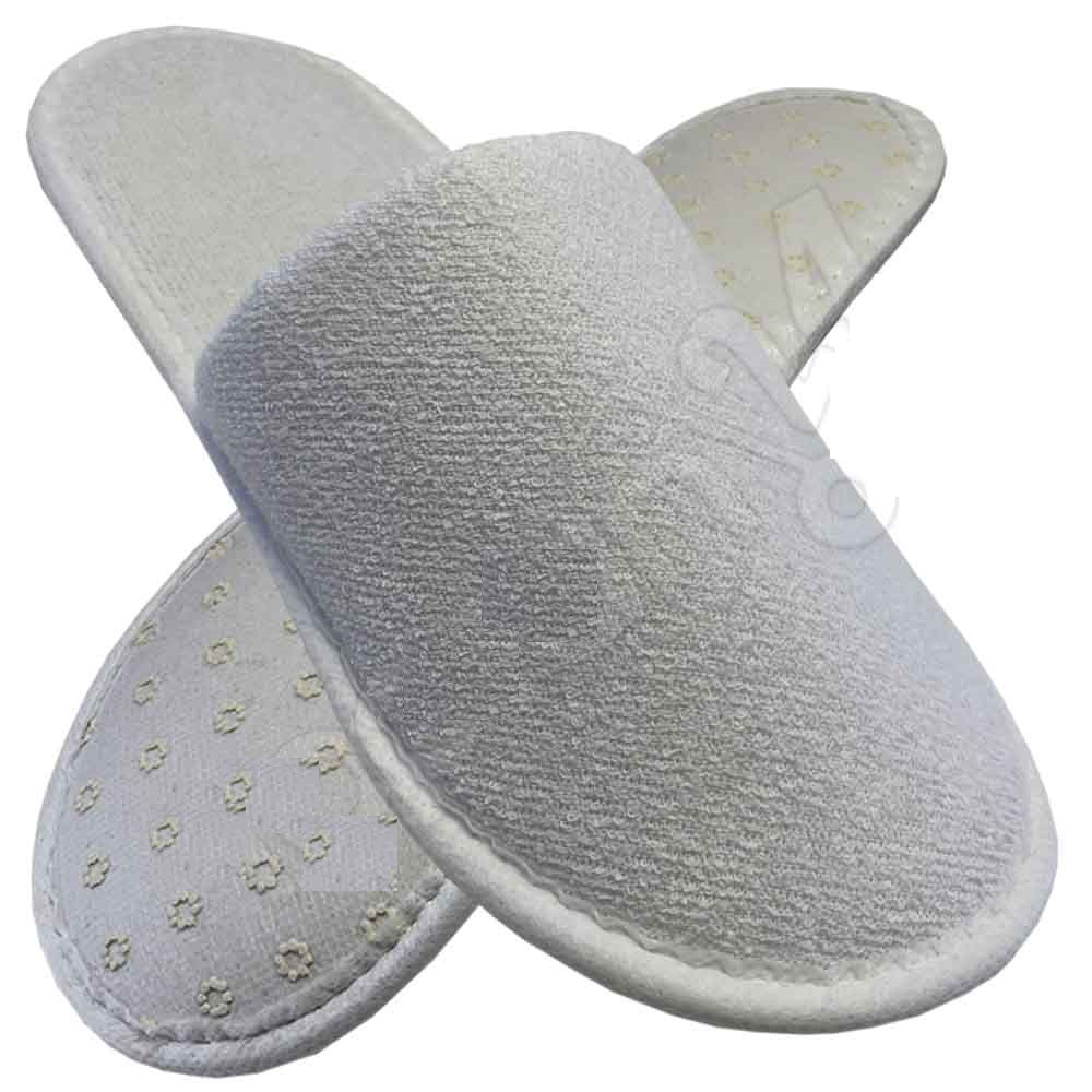 Private 10 Çift Çift Kat Kalın Pamuk Havlu Terlik Kaymaz Taban Otel Terli