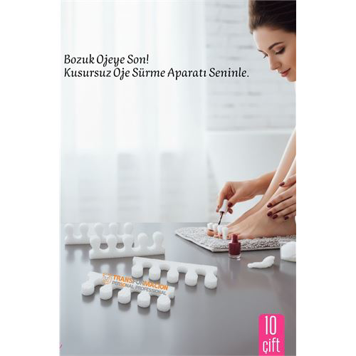 10 Çift Oje Sürme Aparat - Parmak Ayırıcı Sünger Esnek Ayak Apa 10 Çift Oje Sürme Aparat - Parmak Ayırıcı Sünger Esnek Ayak Apa