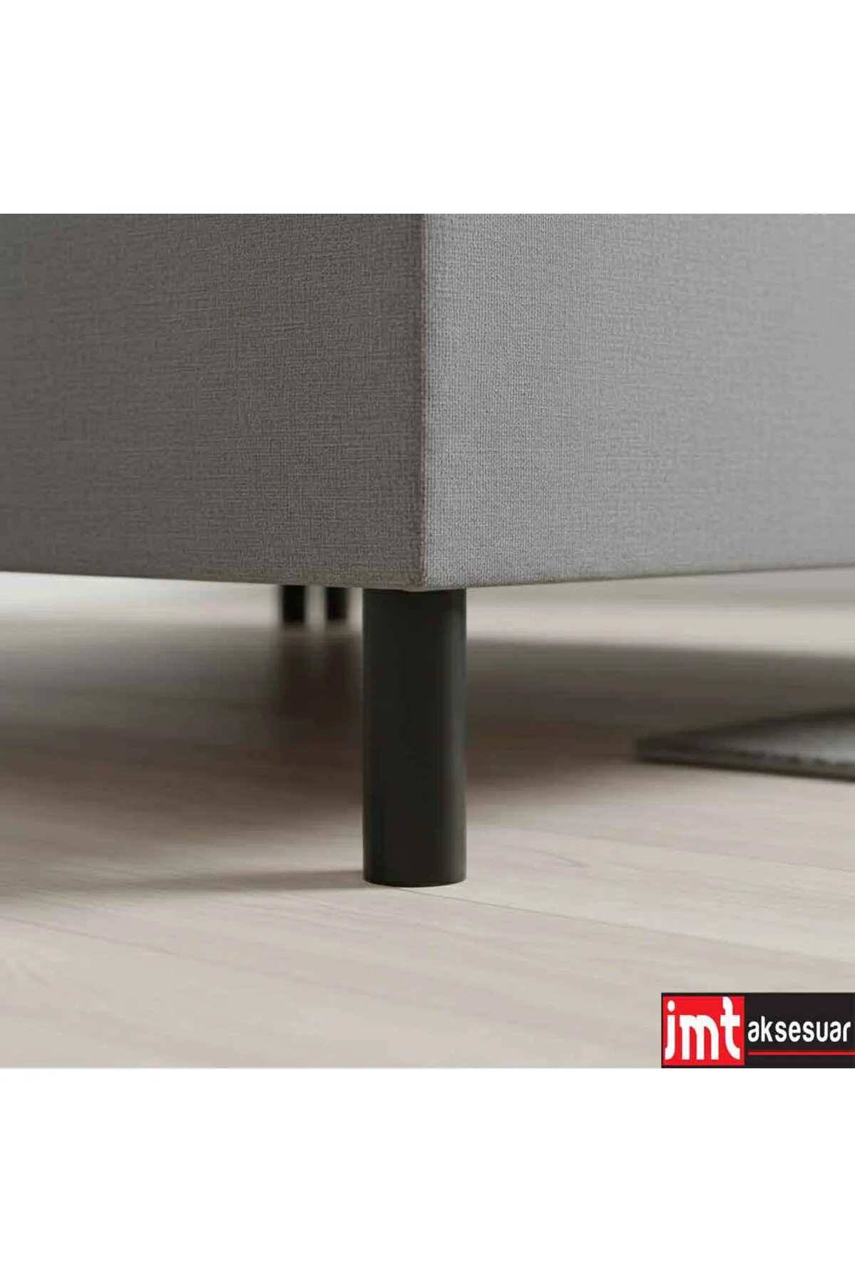 10 Cm (8 Adet) Siyah M8 Diş Silindir Mobilya Koltuk Kanepe Baza A