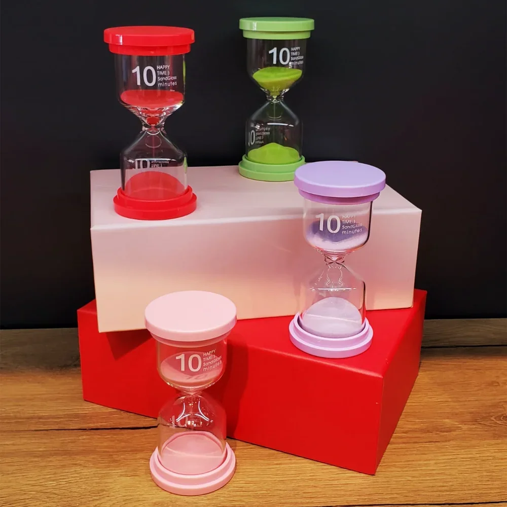 10 Dakikalık Kum Saati Zaman Ölçer Dekoratif Hediyelik