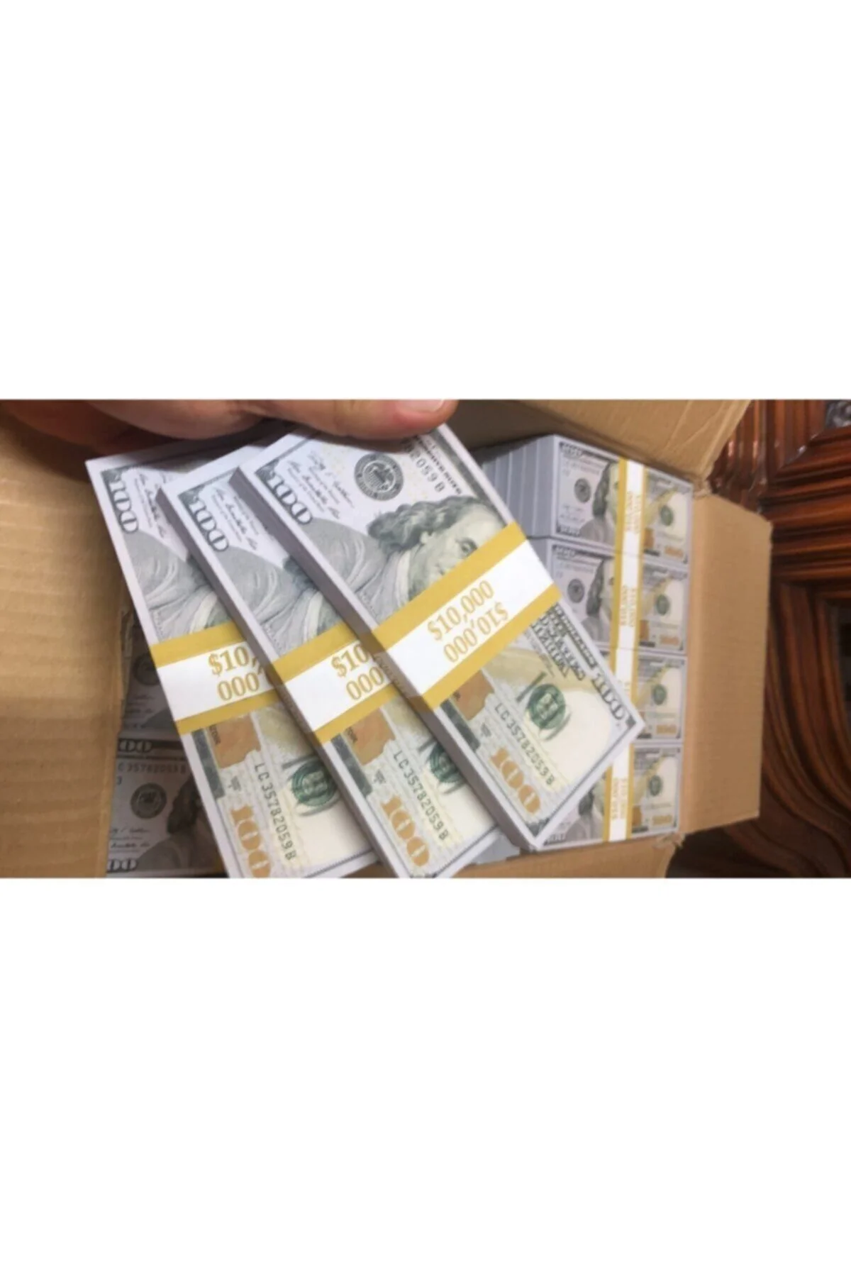 10 Deste Video Çekimleri Için Şaka Parası Geçersiz 100 Dolar
