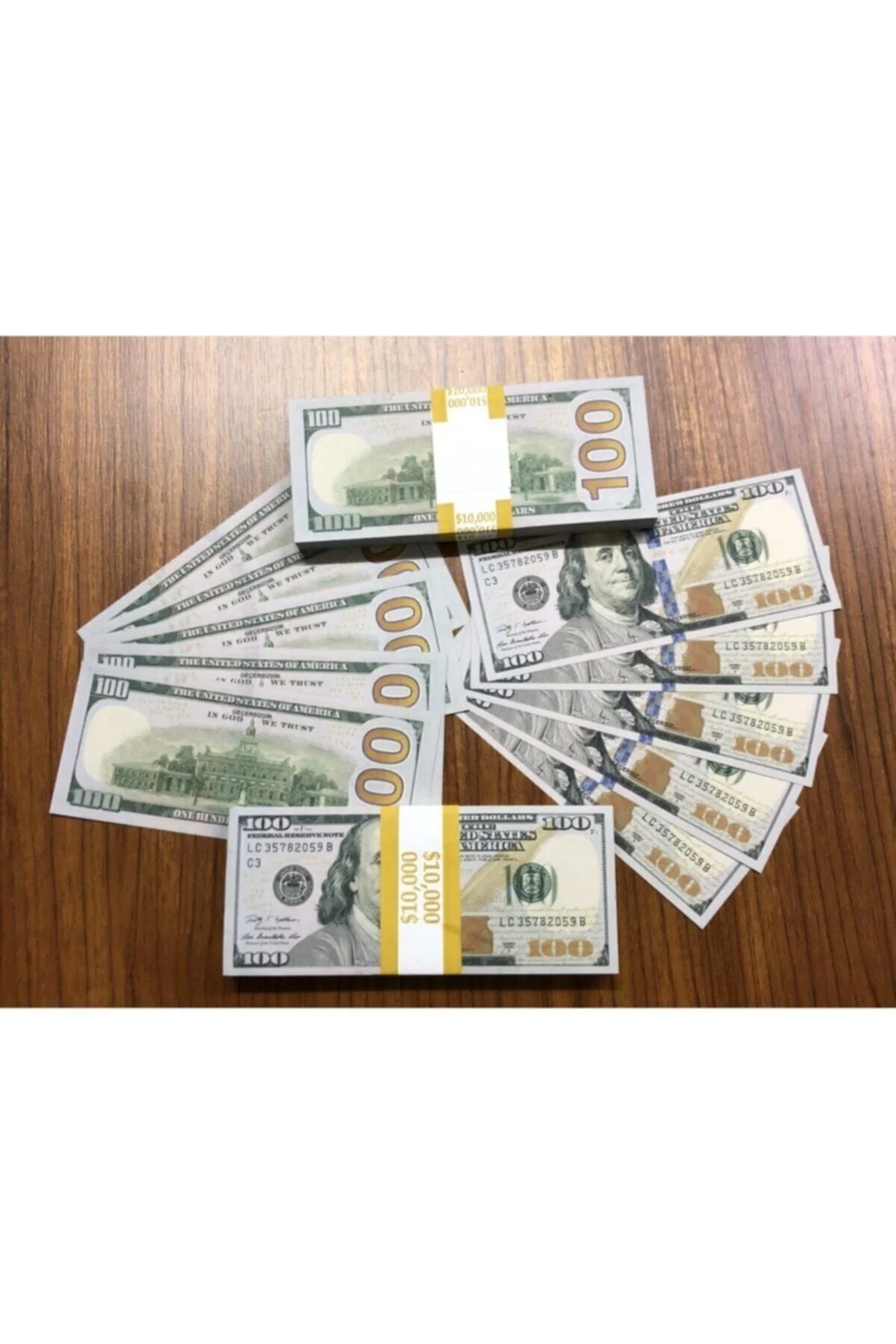 10 Deste Video Çekimleri Için Şaka Parası Geçersiz 100 Dolar