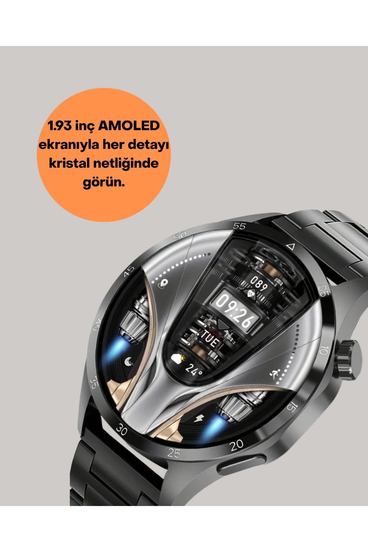 10 Gün Pil Ömrü ve 100+ Spor Modu ile SW80 Akıllı Saat