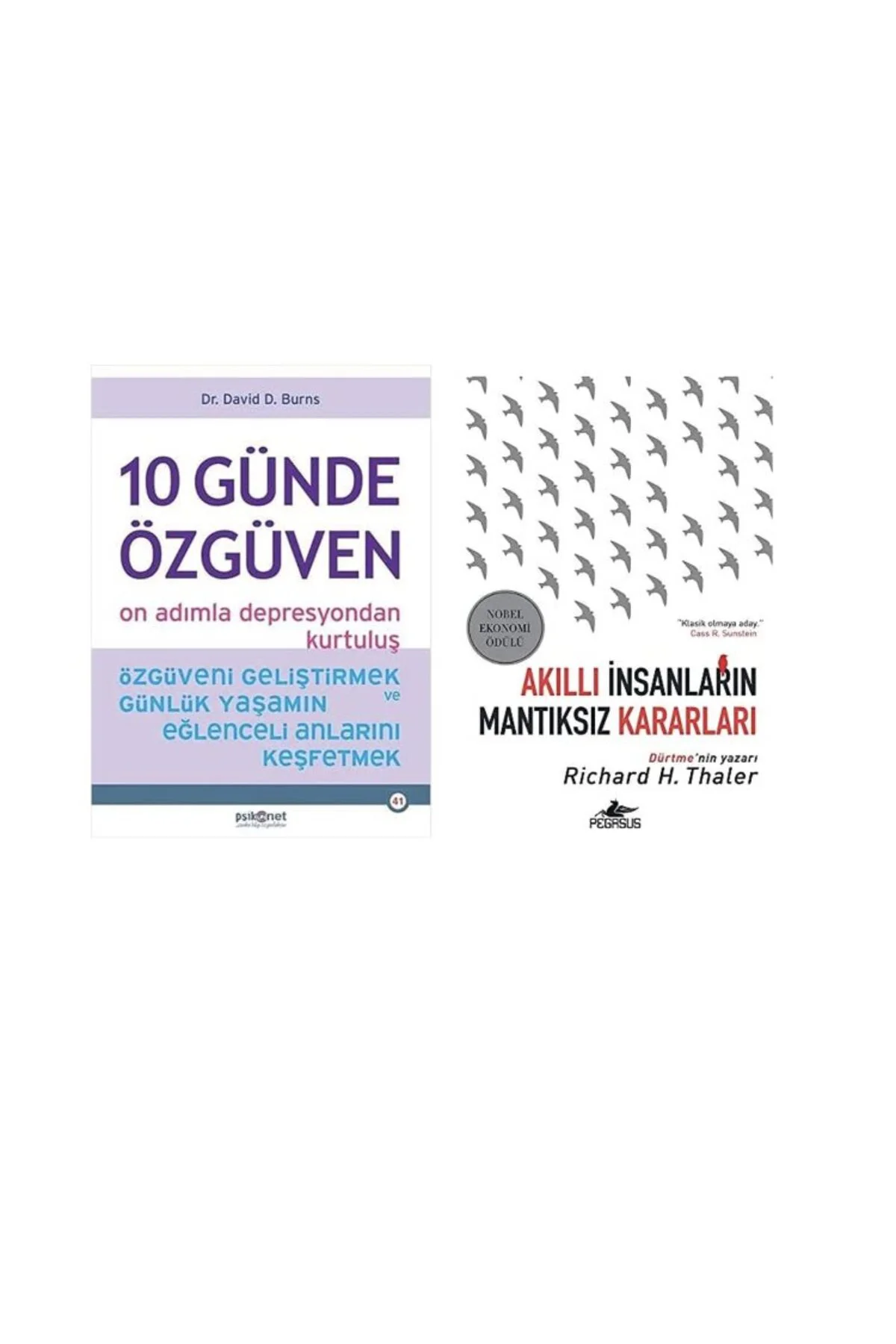 10 gunde ozguven + akilli insanlarin mantiksiz kararlari=(2kitap)