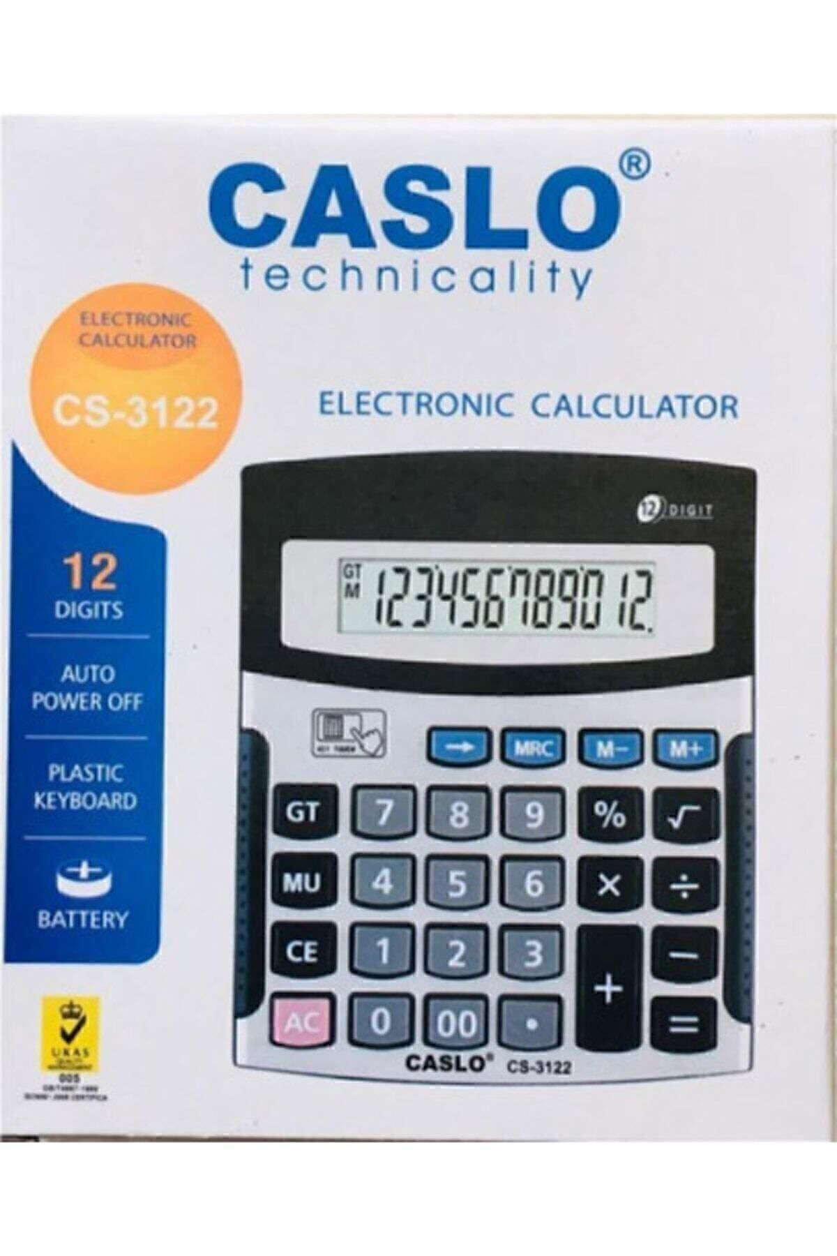 Caslo 10 Hane Hesap Makinesi