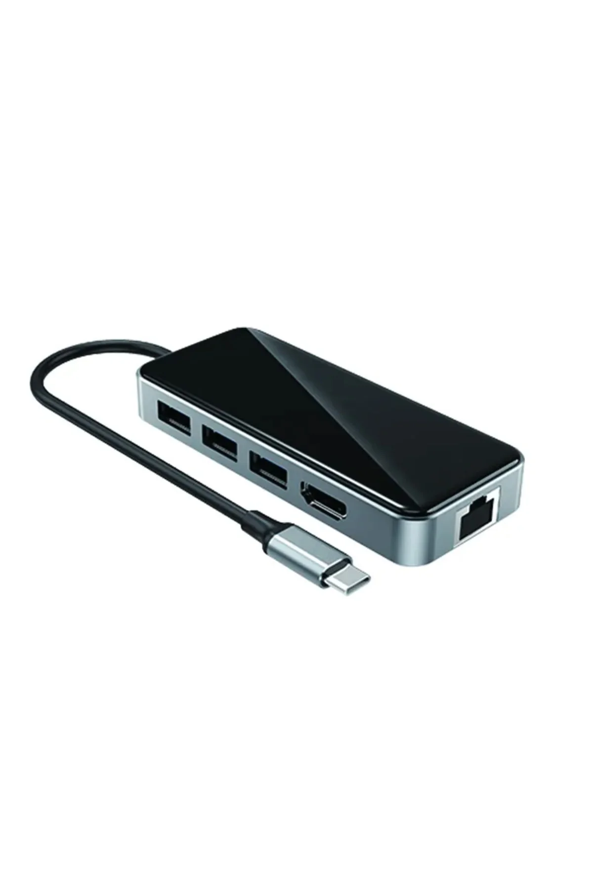 10 In 1 Type C Çevirici Gigabit Rj45 4k Hdmi 5* Usb 3.0