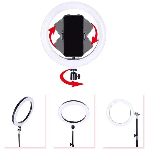 10 İnç 130 cm Ring Light Led Tripod - YouTube Makyaj Selfie Işığı