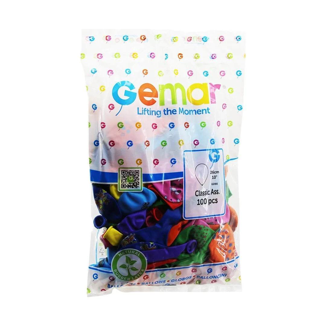 10 İnç - 26cm Karışık Renkli Baskılı  Balon Bx40 Fiyatı, Yorumları ve Özellikleri