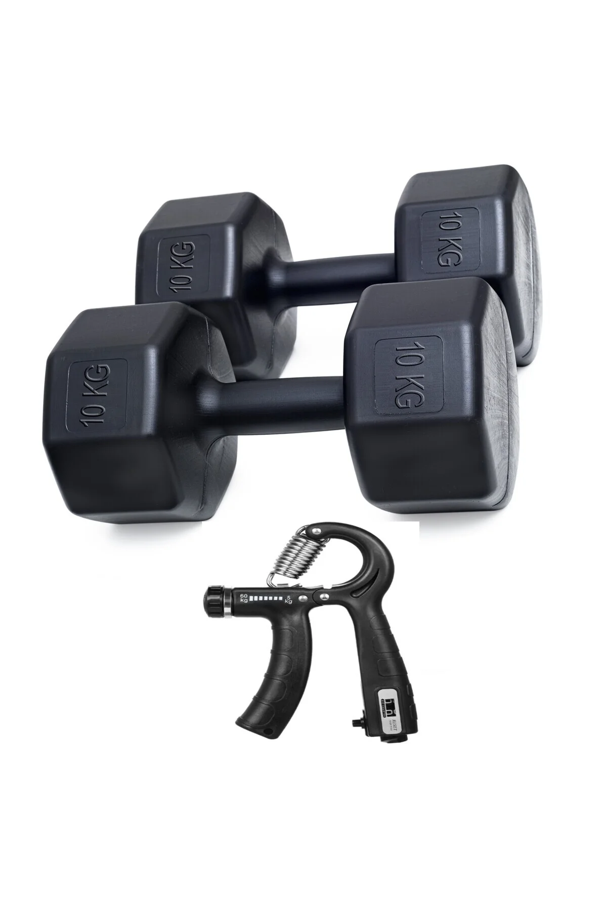 10 KG DAMBIL X 2 ADET = 20 KG SET SAYAÇLI AYARLANABİLİR EL YAYI
