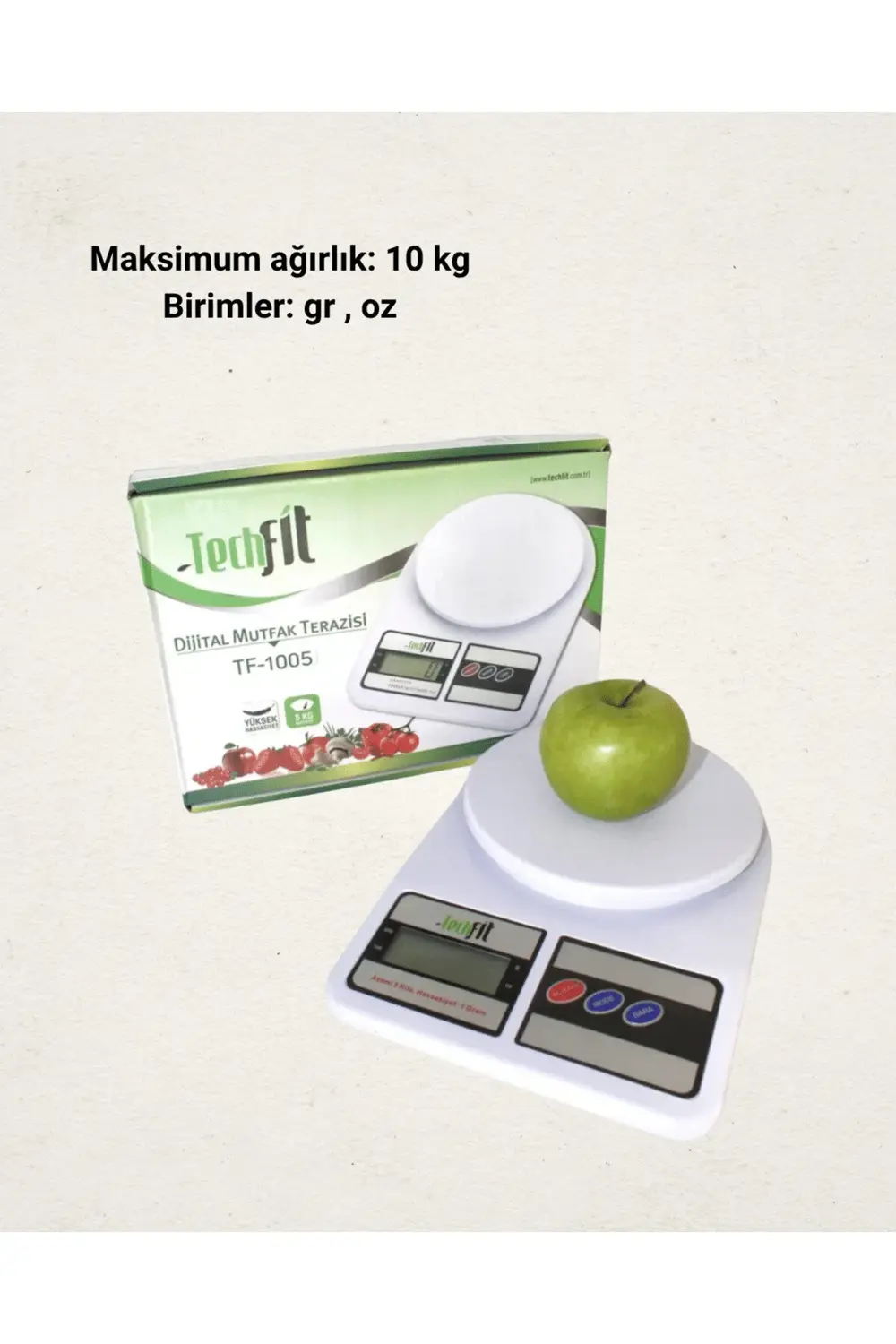 10 Kg Kapasiteli LCD Ekranlı Dijital Mutfak Tartıs