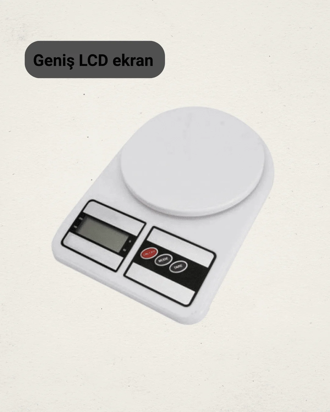 10 Kg Kapasiteli LCD Ekranlı Dijital Mutfak Tartıs Yeni Nesil