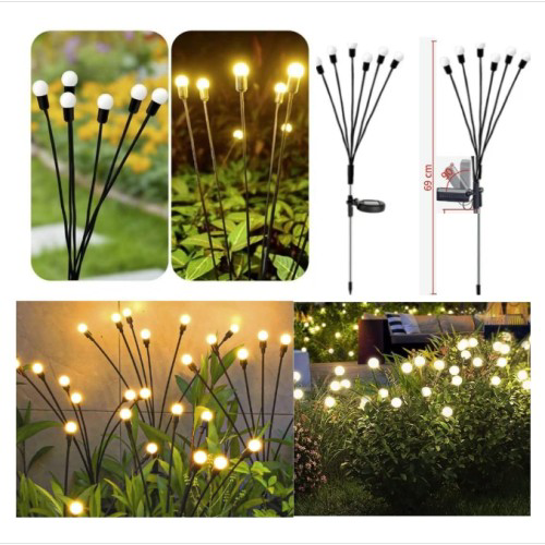 Woody Sofia 10 Led'li Güneş Enerjili Bahçe Çiti Aydınlatma Lamba (Sarı)