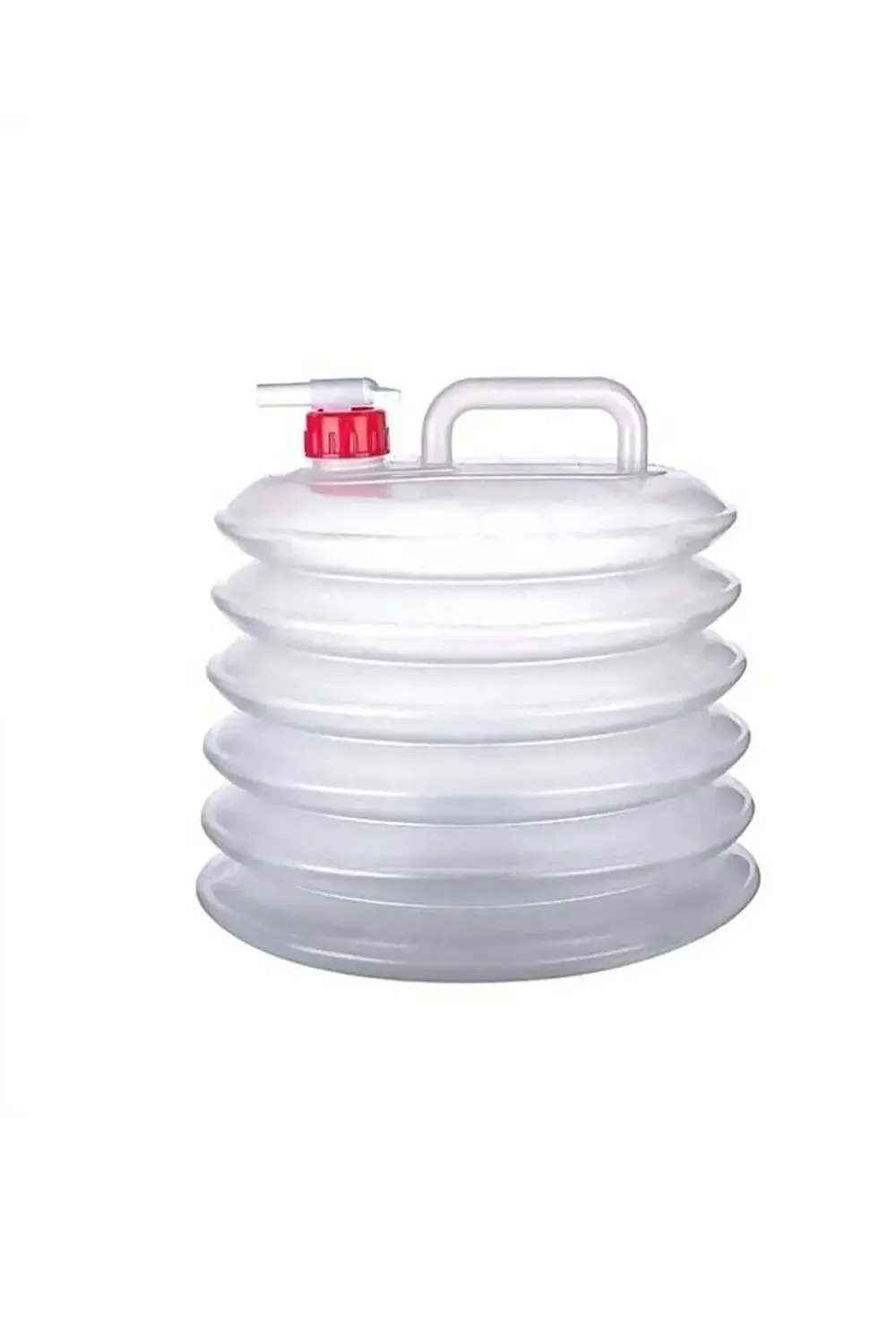 10 Litre Hacimli Katlanıp Küçülen Akordiyon Bidon, Kamp Piknik Su