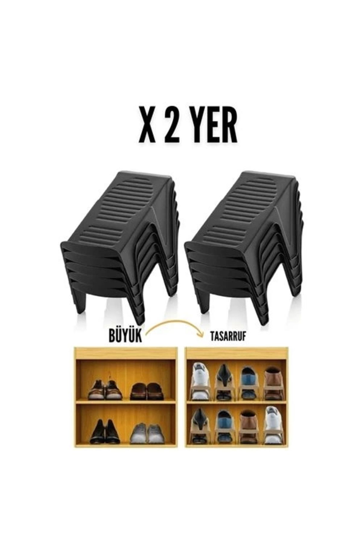 Modacar 10 Lu Ayakkabi Rampasi Yer Tasarruf Organizeri Mehle