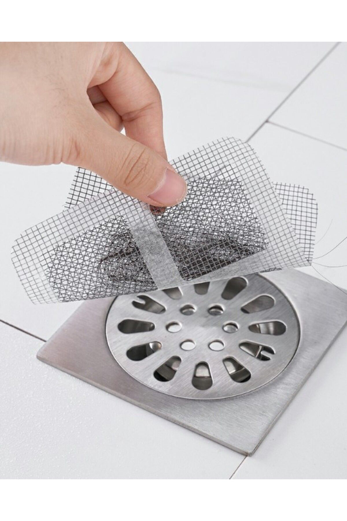 10 lu Lavabo Süzgeci Banyo Gider Süzgeci Sineklik Tamir Kiti Tell