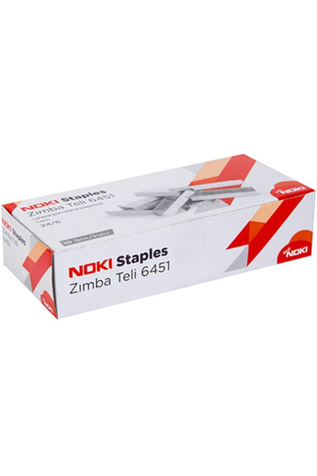 Noki 10 Lu Paket Zimba Teli No: 24/6 (Büyük- Ofis Tipi Zimba Makinasi 