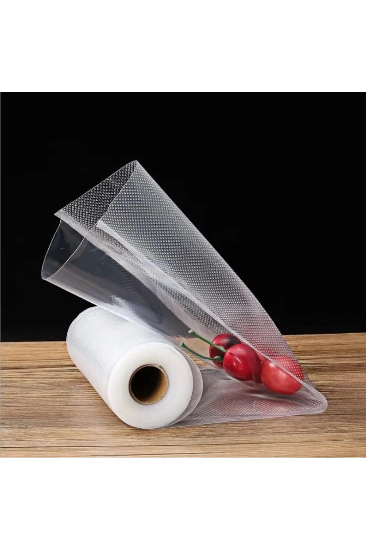 10 Metre (2 Adet 30cm X 5 Metre) Gofrajlı Tırtıklı Rulo Vakum Poş