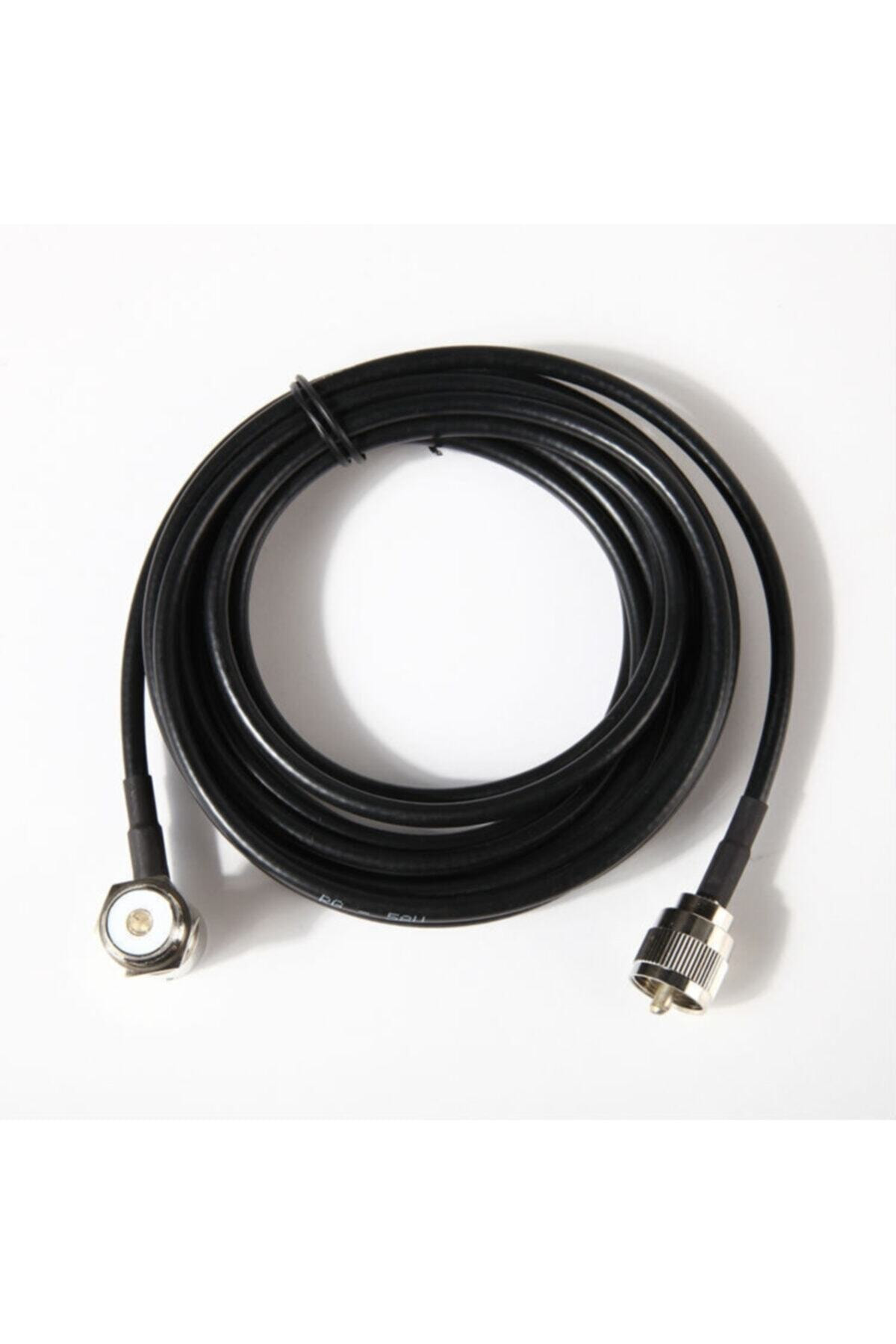 10 Metre Amatör Cb Halkbandı Dual Telsiz Anten Kablosu Rg-58 Kabl
