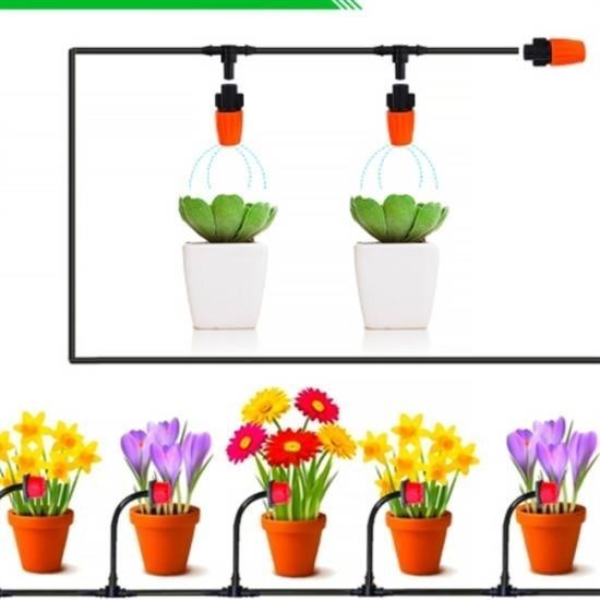 10 Metre Bahçe Sulama Sistemi Pratik ve Dayanıklı Set