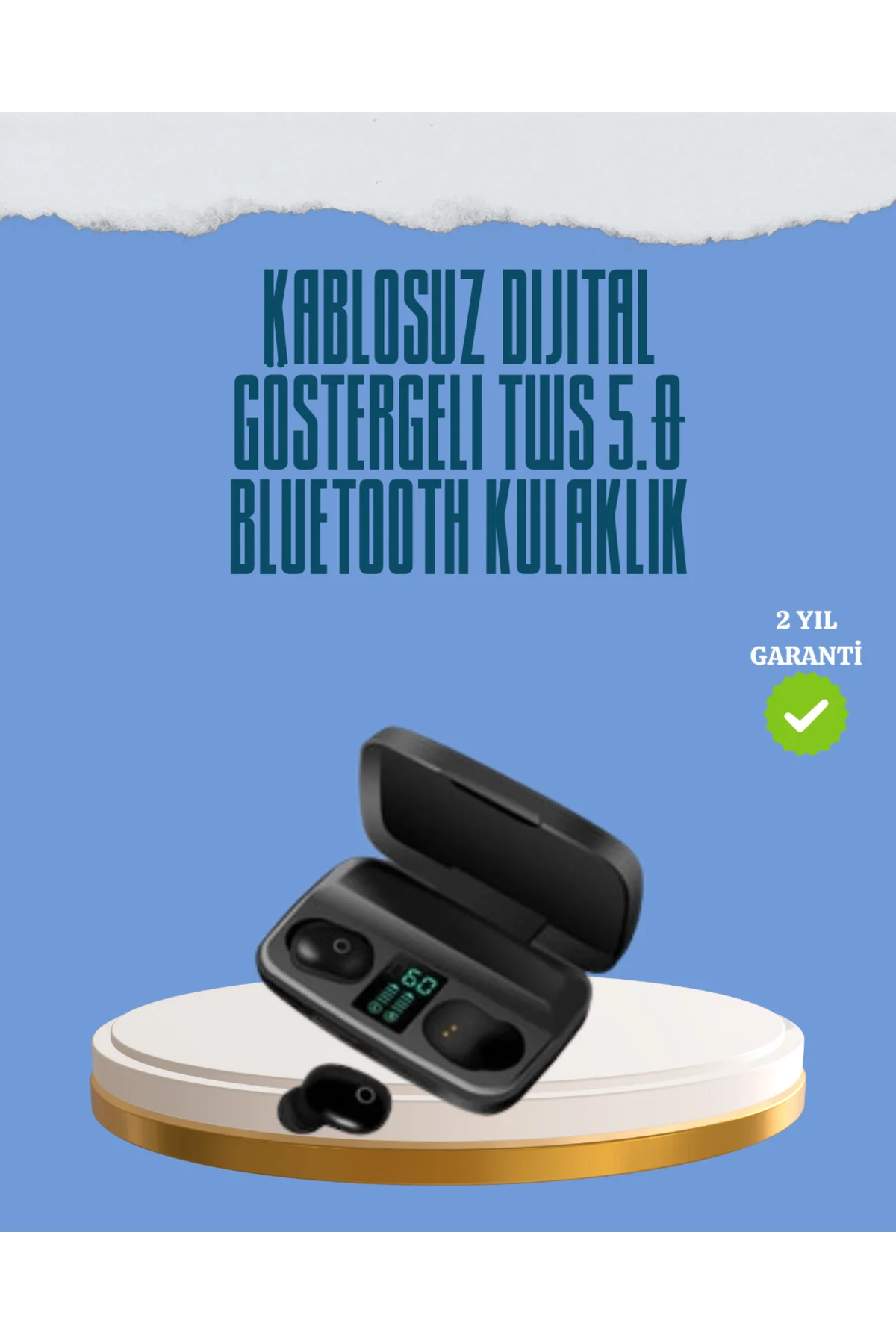 10 Metre Çekim Mesafeli Hafif Tasarımlı Bluetooth Kulaklık ve Şar