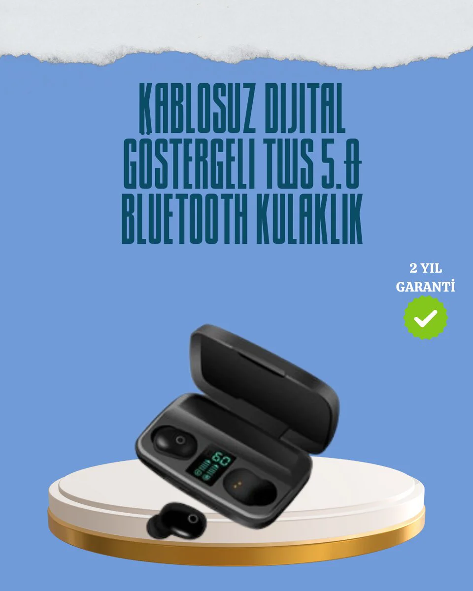 10 Metre Çekim Mesafeli Hafif Tasarımlı Bluetooth Kulaklık Seti - Uzun Pil Ömrü ve Dokunmatik Kontrol