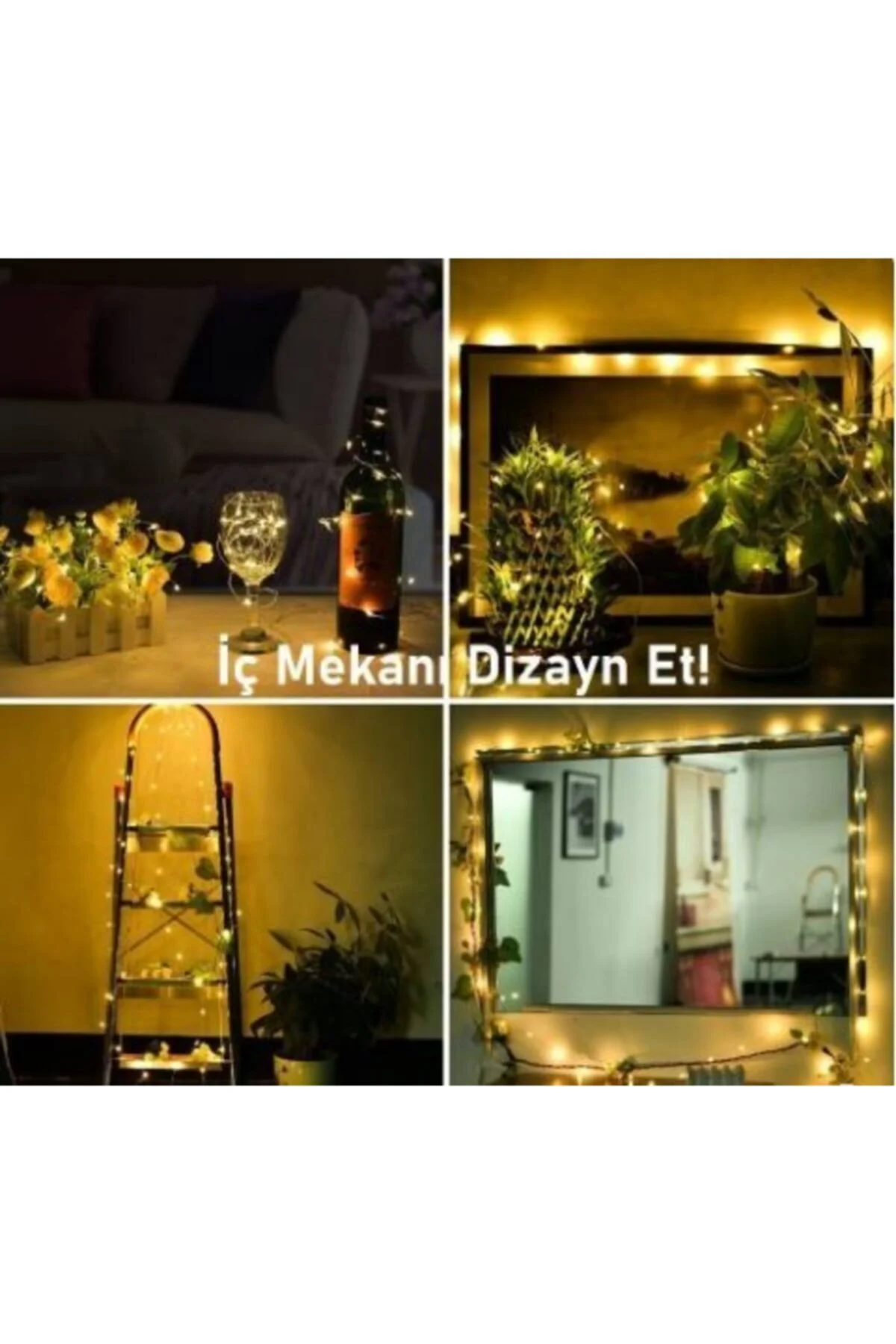 10 Metre Günışığı Peri Led Pilli
