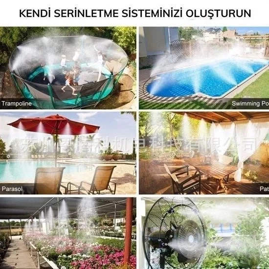10 Metre Kendin Yap Balkon Veranda Çardak Kamelya Sulama Serinletme Ve Nemlendirme Sistemi 10 Metre Kendin Yap Balkon Veranda Çardak Kamelya Sulama Serinletme Ve Nemlendirme Sistemi